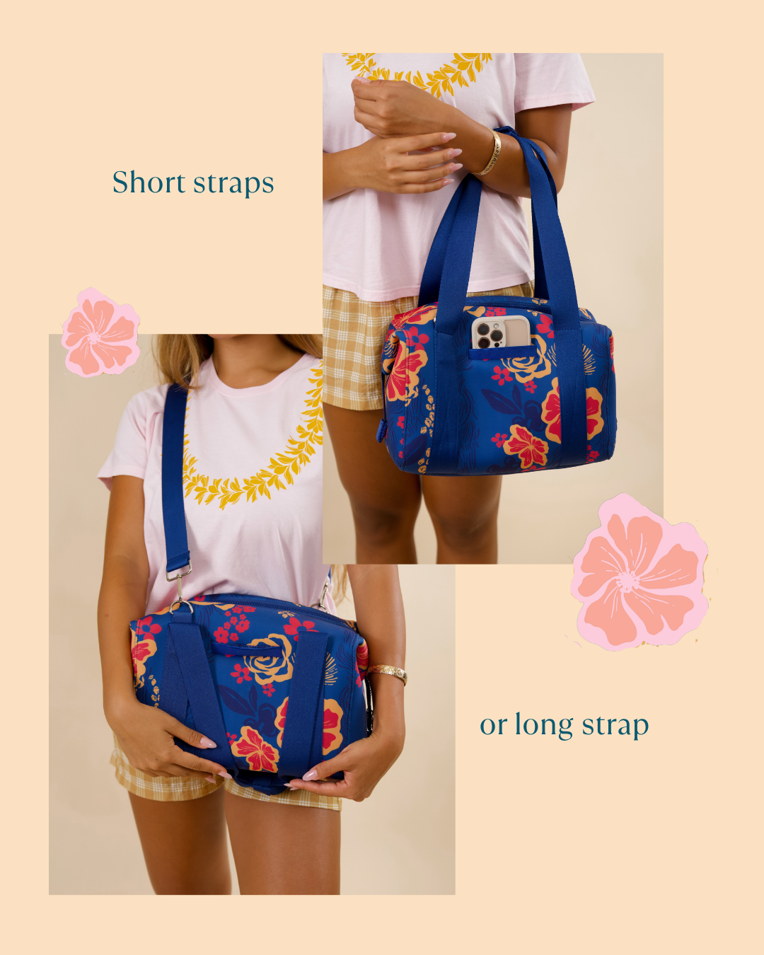 Barrel Bag - Lā Lei Blue