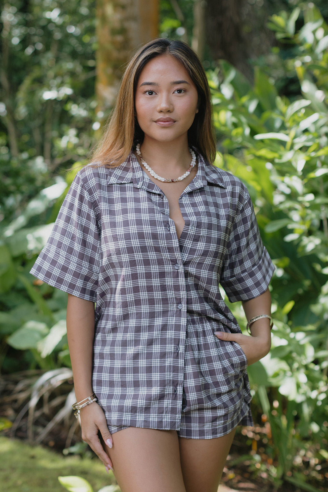 Kahe Top - Palaka Brown