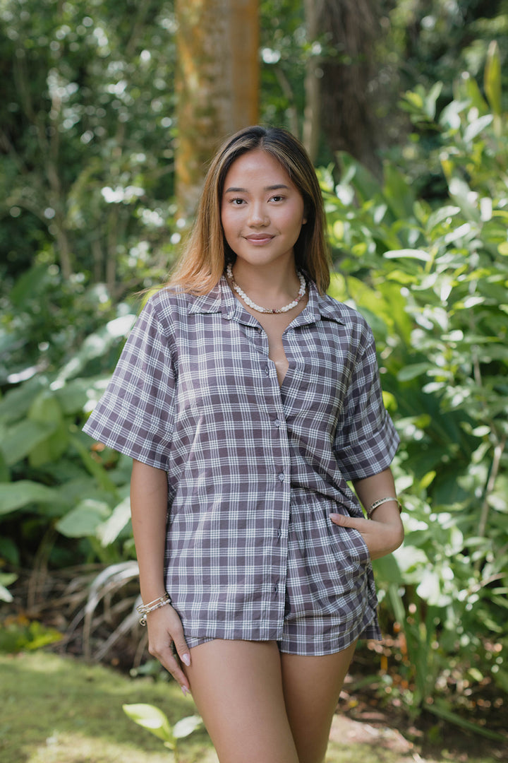Kahe Top - Palaka Brown