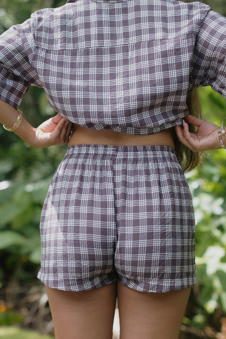 Kahe Short - Palaka Brown