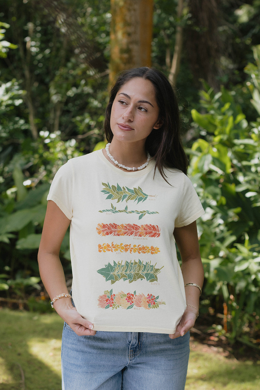 Hana Lei Tee - Vanilla