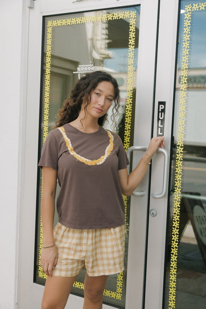 Lei Kaunaoa/Pikake Tee - Pahu
