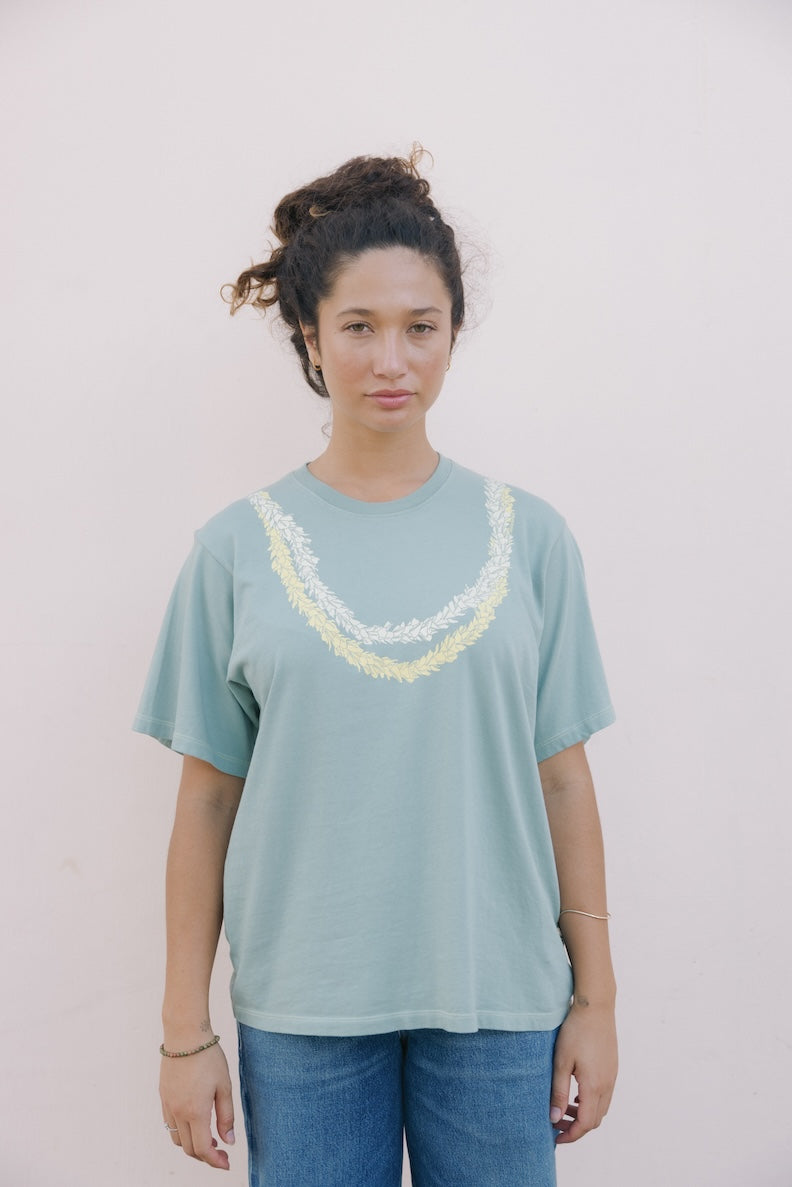 Lei Awapuhi Tee - Jade