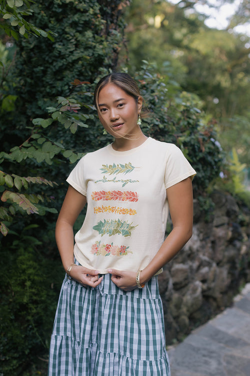 Hana Lei Tee - Vanilla
