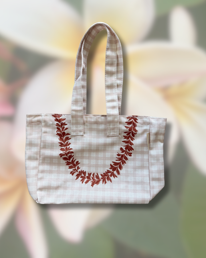 Lei Tote - Palaka Blush