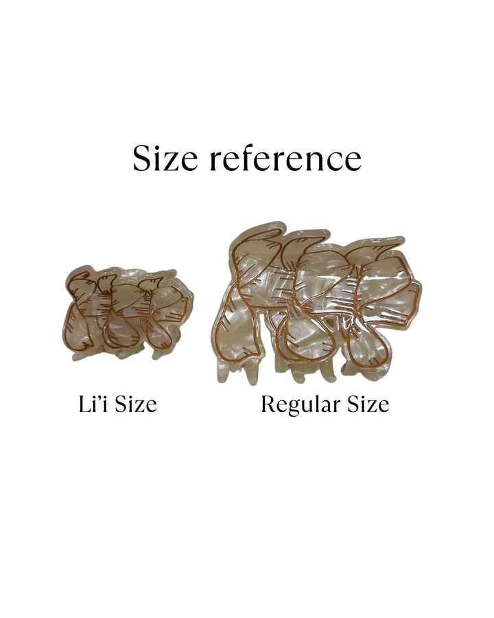 Hair Clip - Lei Pua Kenikeni Li'i White