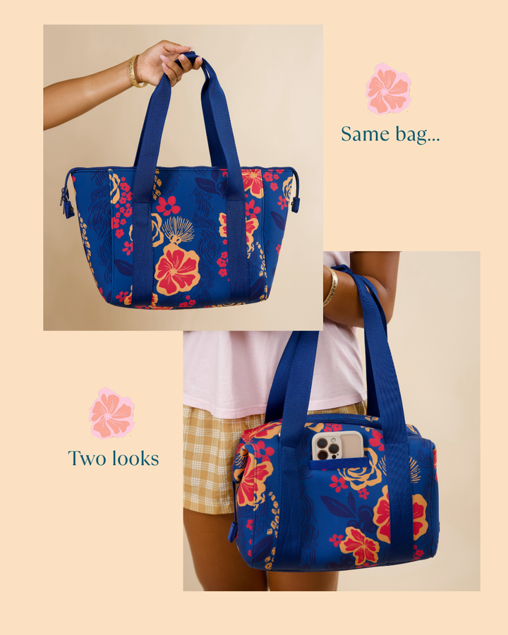 Barrel Bag - Lā Lei Blue
