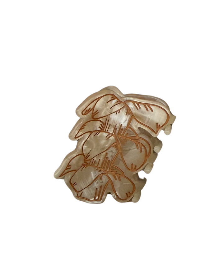 Hair Clip - Lei Pua Kenikeni Li'i White