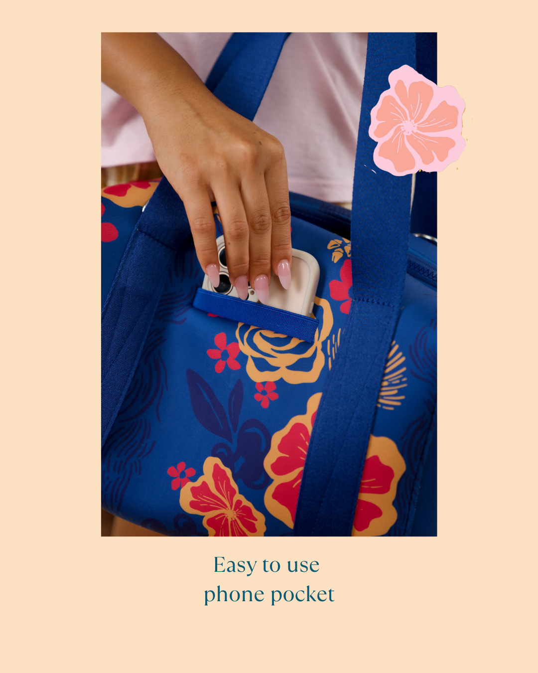 Barrel Bag - Lā Lei Blue