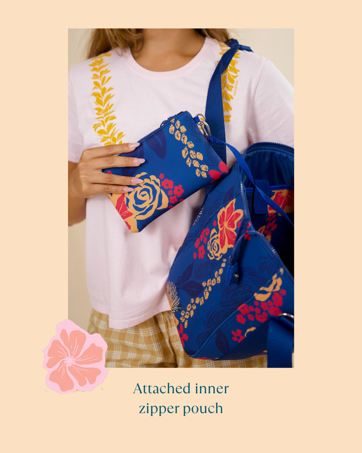 Barrel Bag - Lā Lei Blue