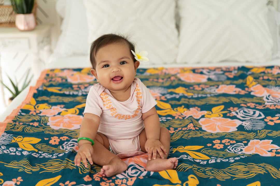 Baby Onesie- Lei Pua Melia