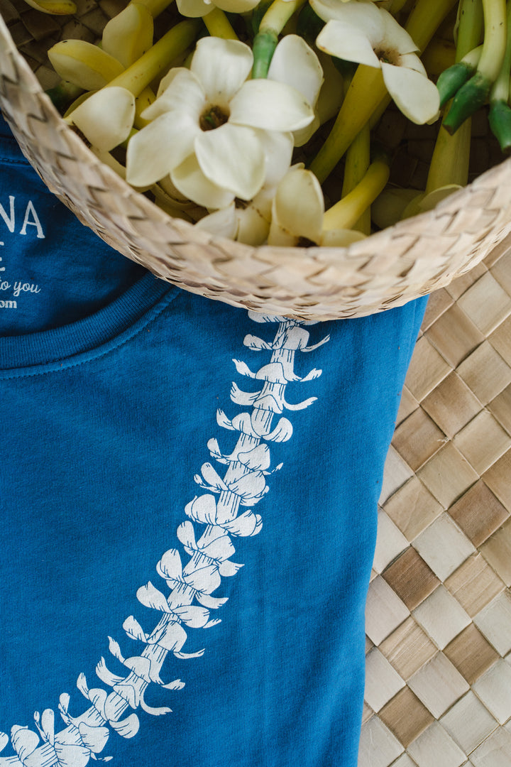 Lei Pua Kenikeni Tee - Imua Blue
