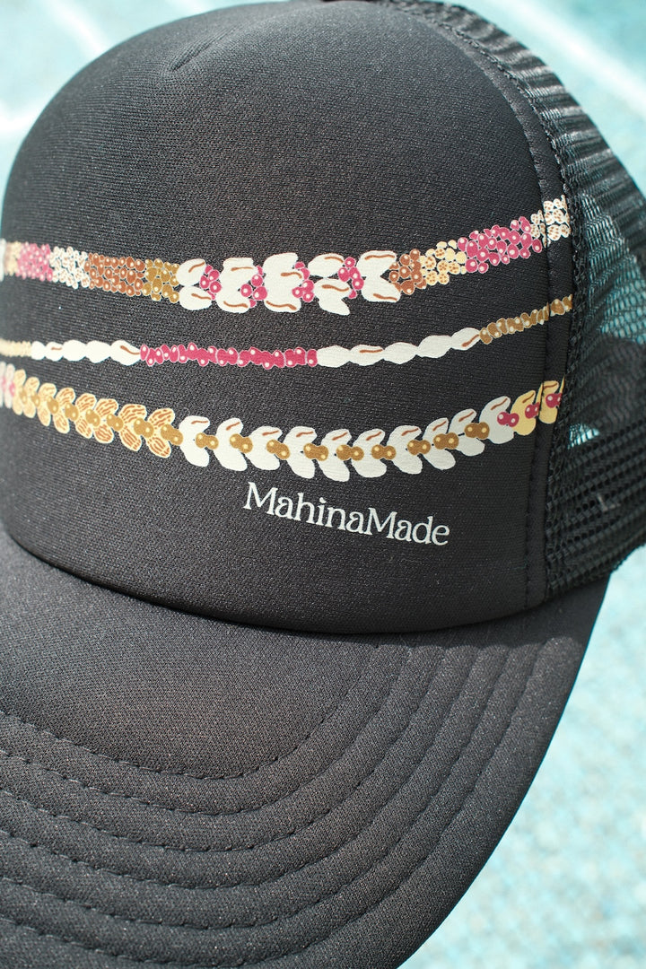 Trucker Hat - Lei Pupu o Niihau Black
