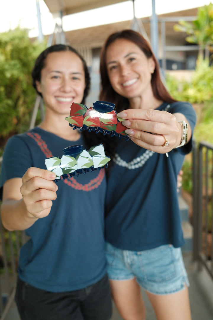 Hair Clip - Lokelani Ulaula