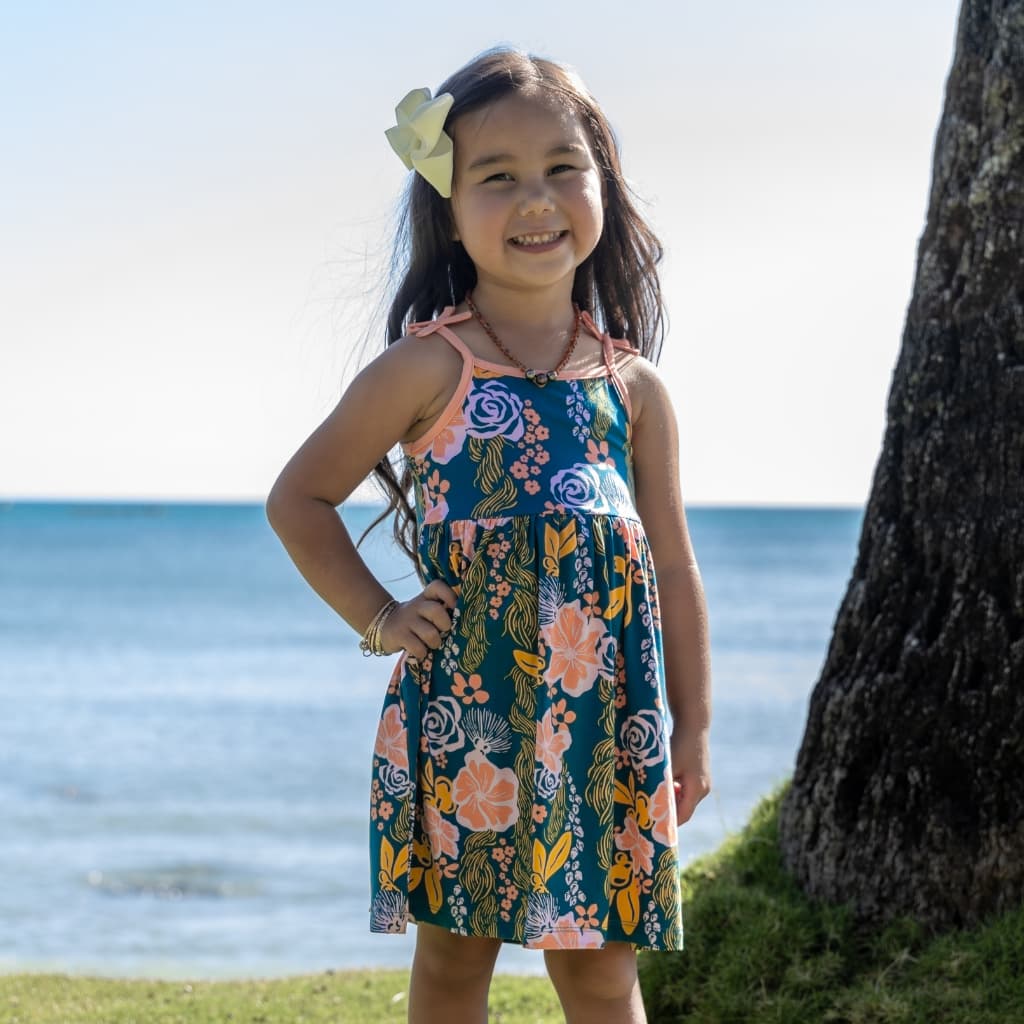 Keiki Bamboo Dress- Lā Lei