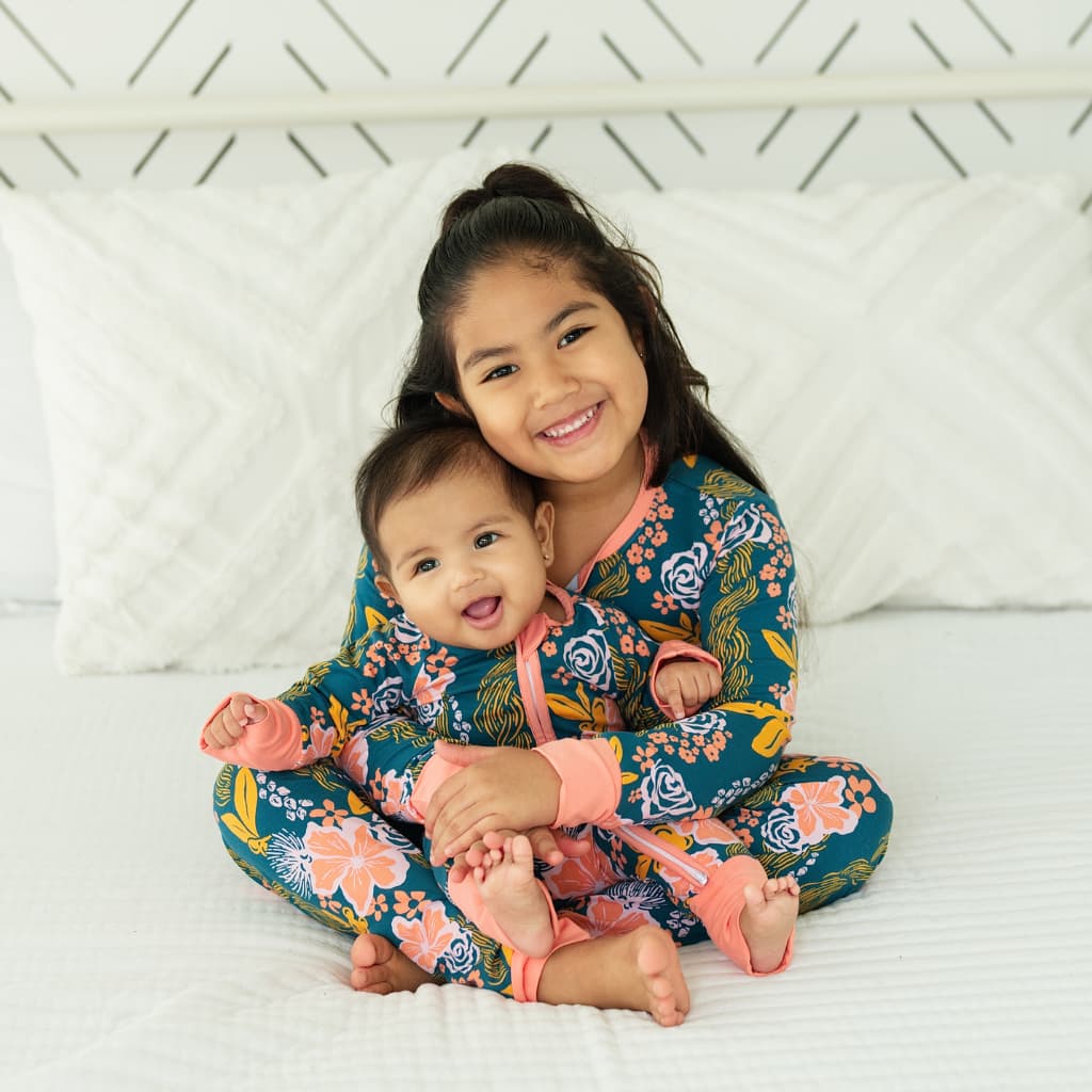 Keiki 2Piece Long Bamboo Pajama Set- Lā Lei