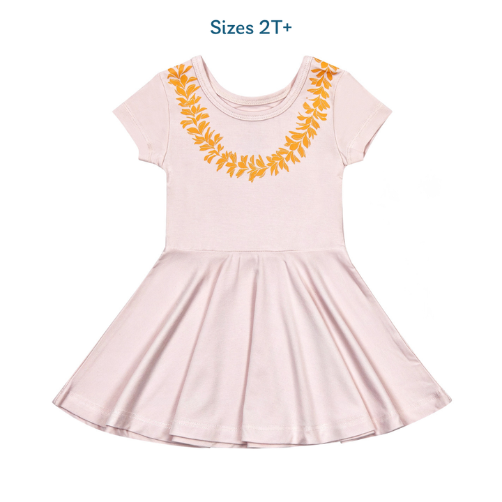 Keiki Bamboo Tshirt Dress- Lei Pua Melia