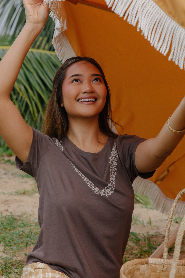 Lei Pikake Tee - Pahu