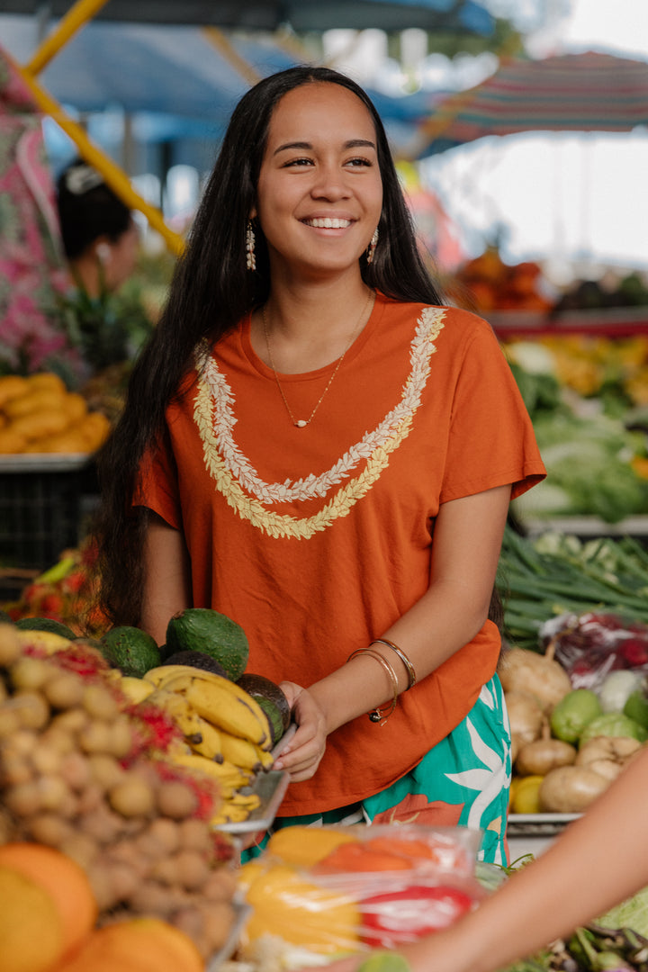 Lei Awapuhi Tee - 'Alaea