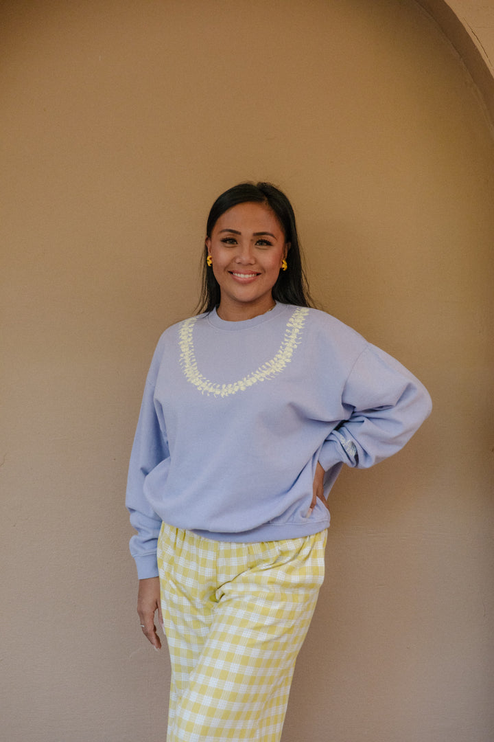 Sweatshirt Oversized - Lei Pua Kenikeni Dream