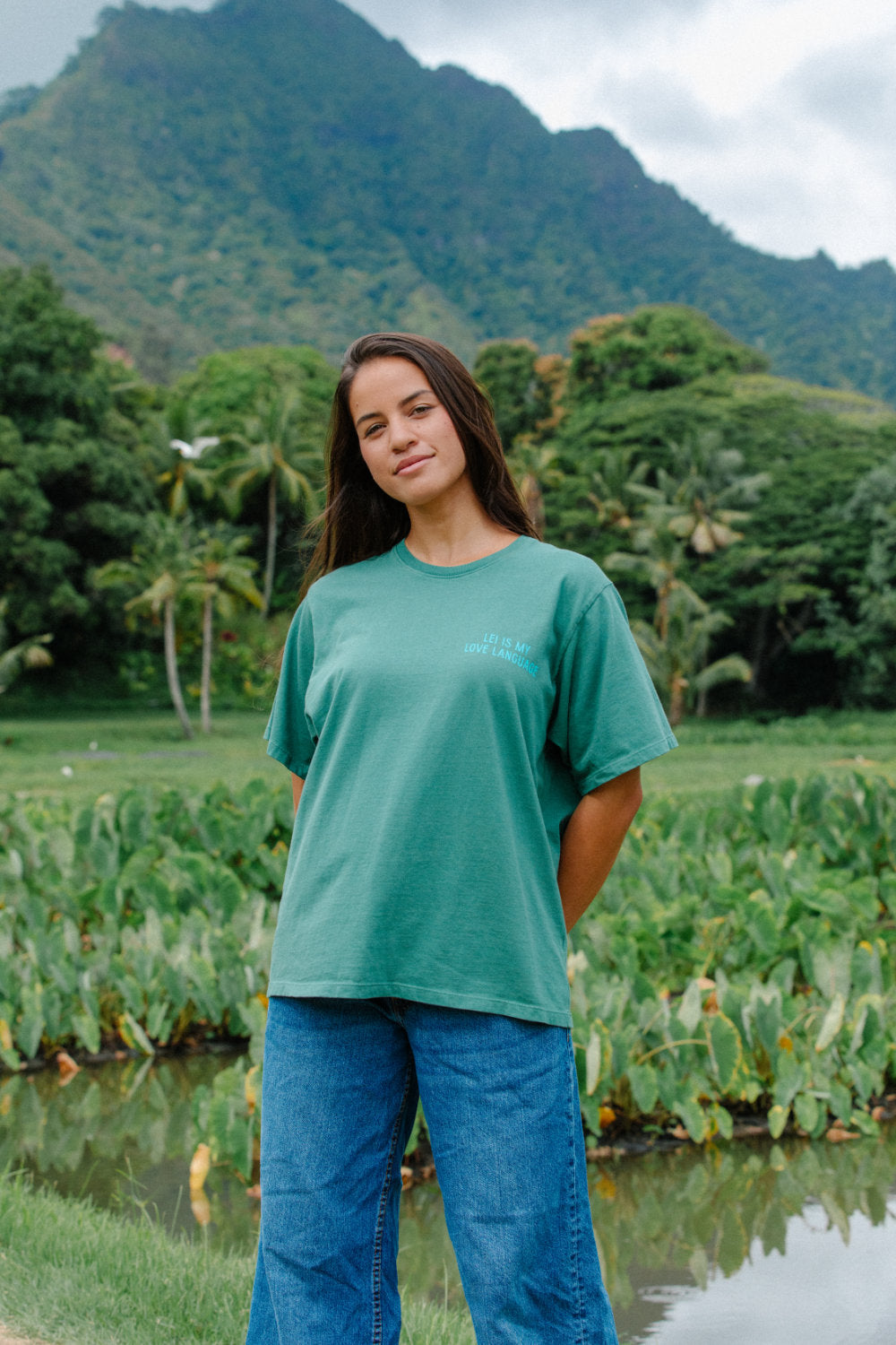 Lei Onaona Crop Tee - Moana – Mahina Made LLC