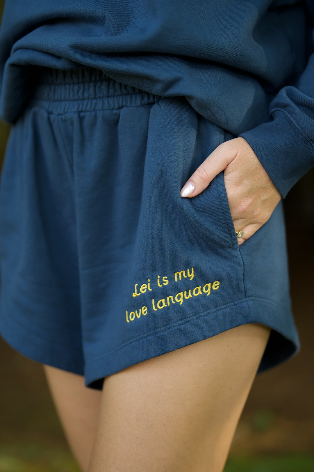 Hilo Shorts - Lei is My Love Language Moana (Embroidered)