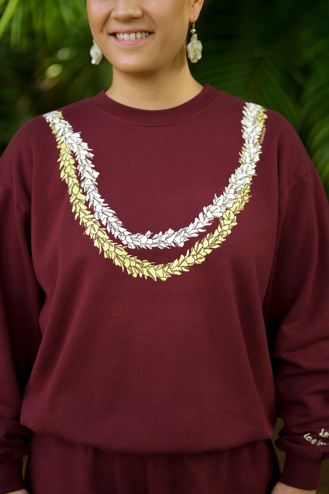 Sweatshirt Oversized - Lei Awapuhi Truffle