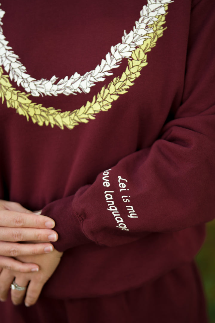Sweatshirt Oversized - Lei Awapuhi Truffle