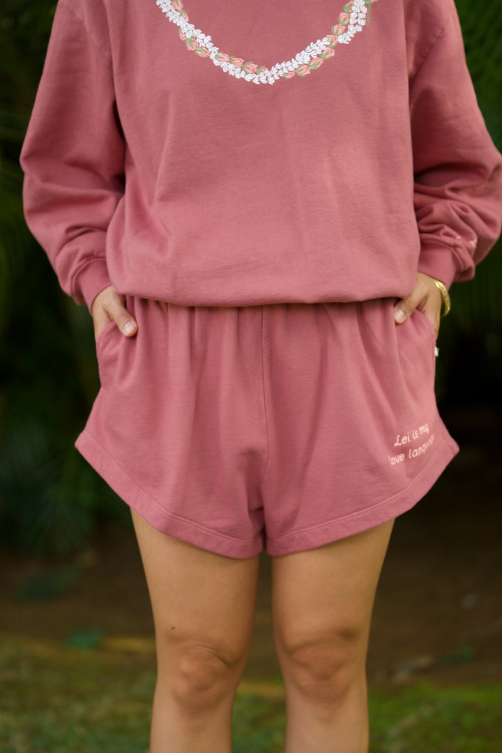 Hilo Shorts - Lei is My Love Language Sweetheart