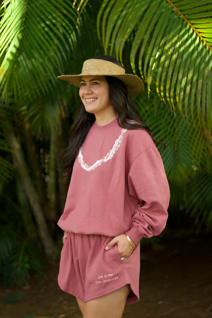 Hilo Shorts - Lei is My Love Language Sweetheart