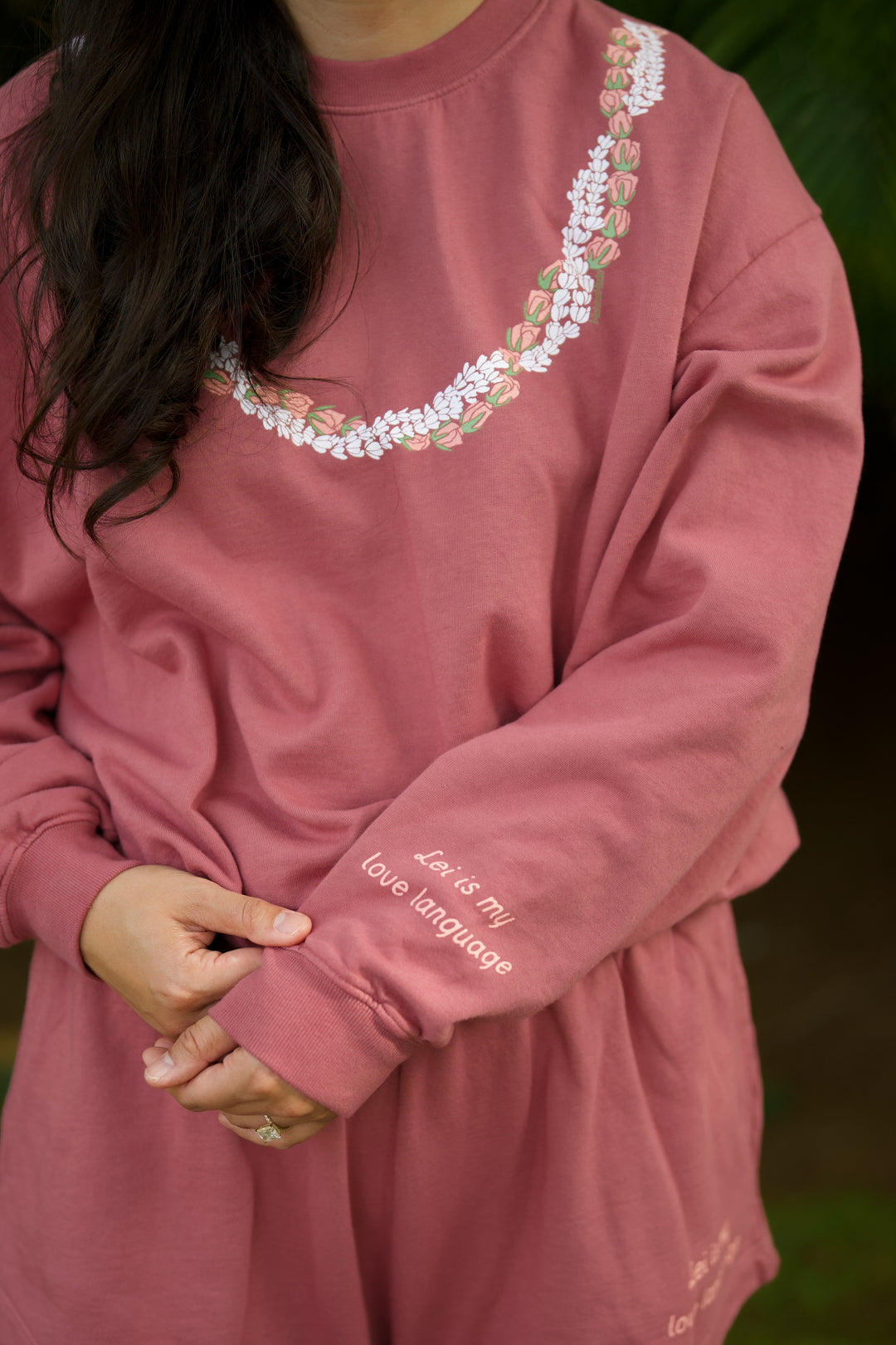 Sweatshirt Oversized - Lei Onaona Sweetheart