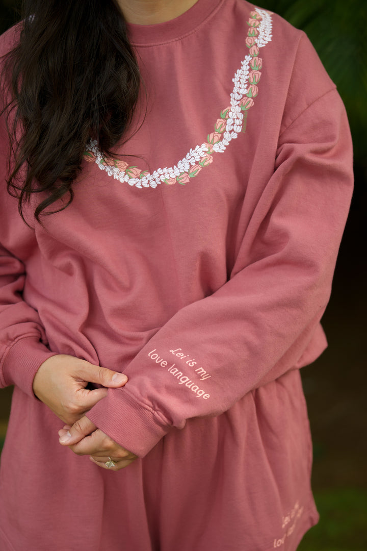 Sweatshirt Oversized - Lei Onaona Sweetheart