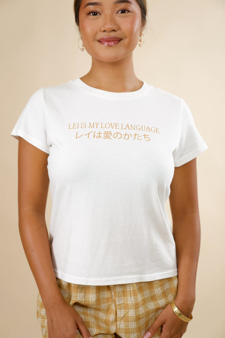 Lei is My Love Language Women's Tee (Japan Capsule)