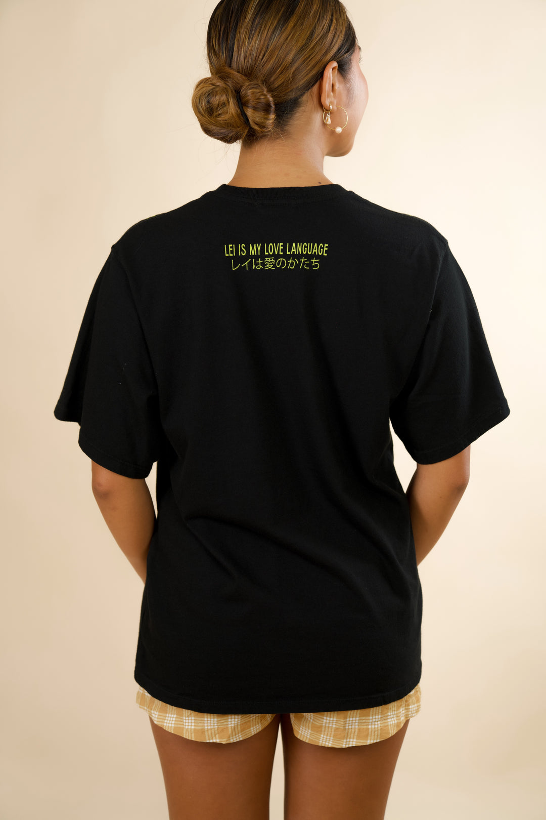 Lei Pakalana Boxy Tee - 'Ele'ele (Japan Capsule)