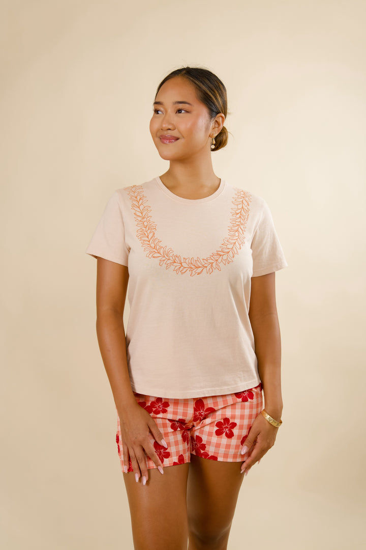 Lei Pua Melia Tee - Blush (Japan Capsule)