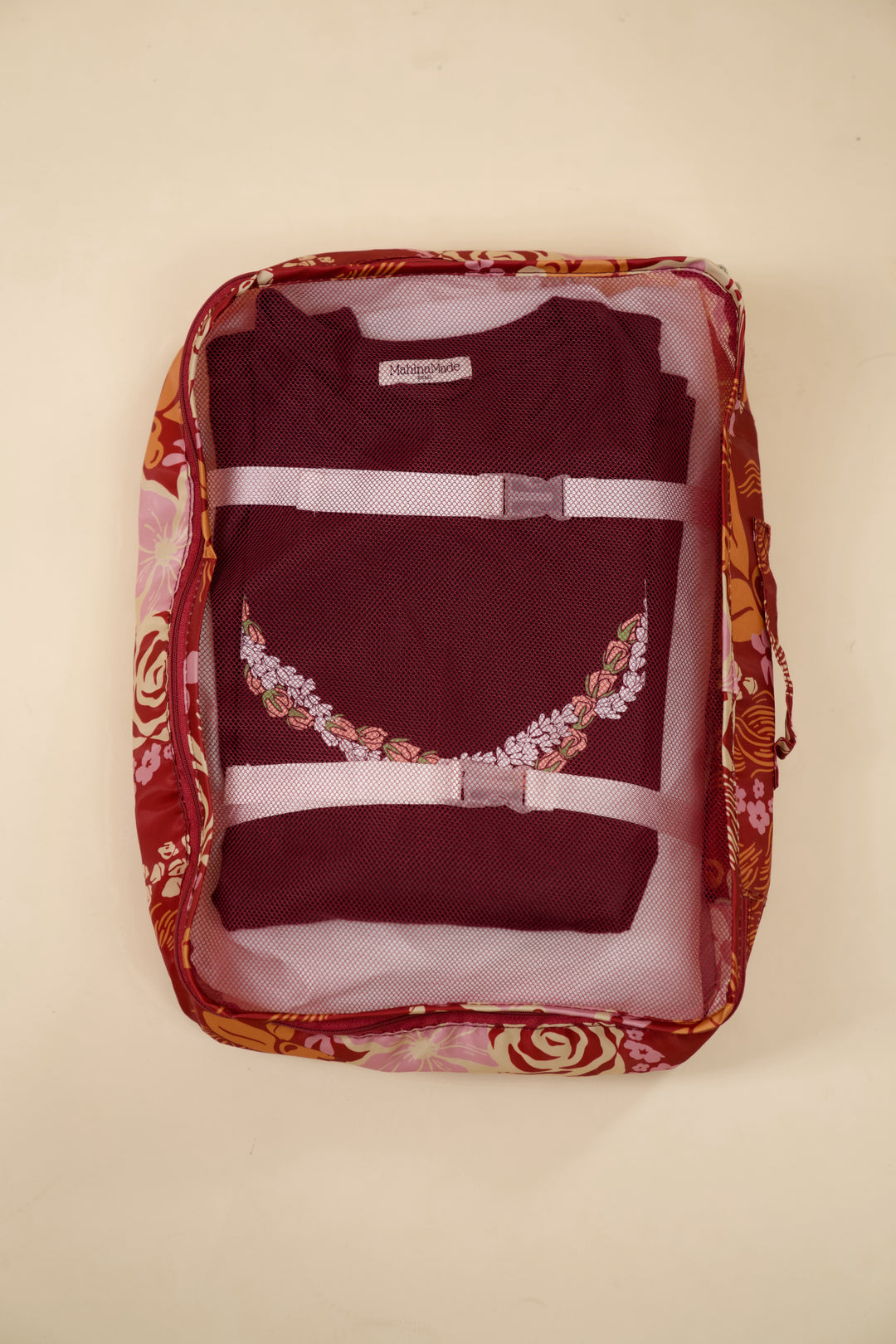 Packing Cubes Set - Lā Lei Maroon