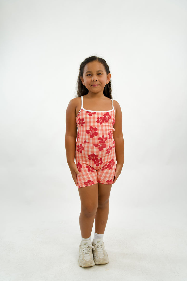 Keiki Kayla Jumpsuit - Hau Coral