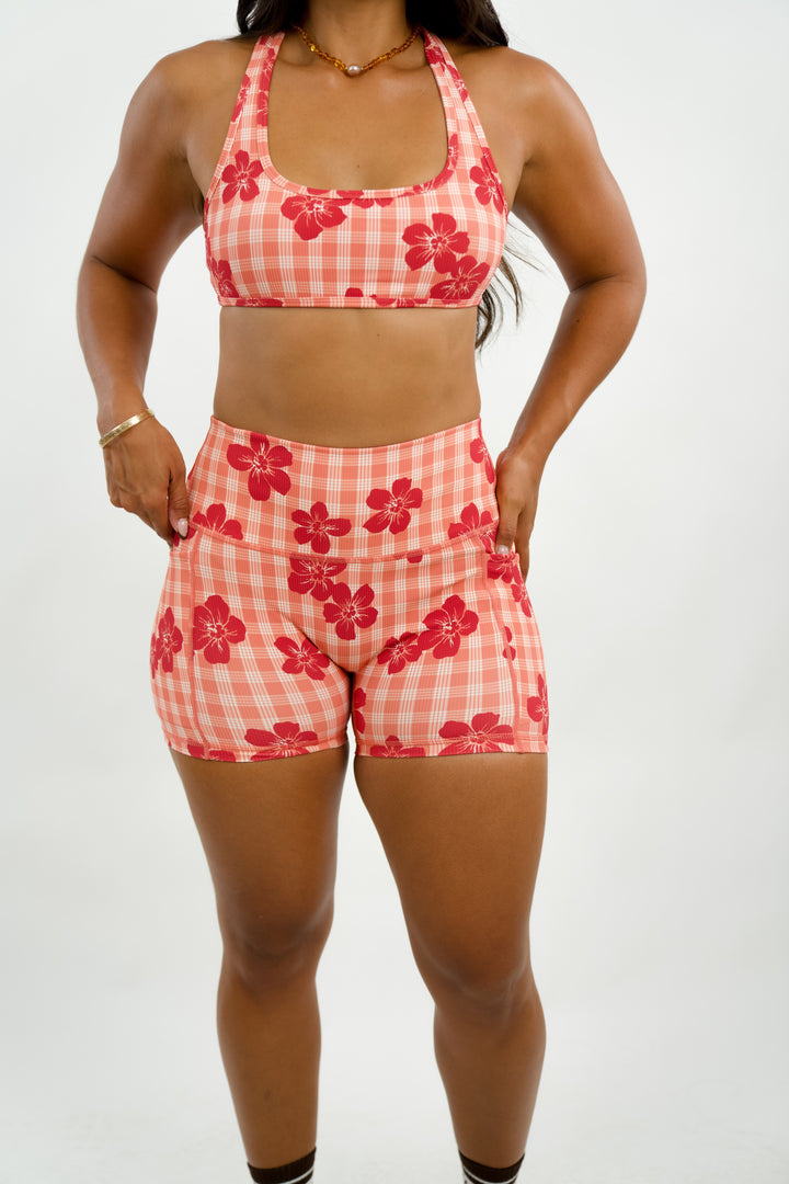 Racerback Bra - Hau Coral