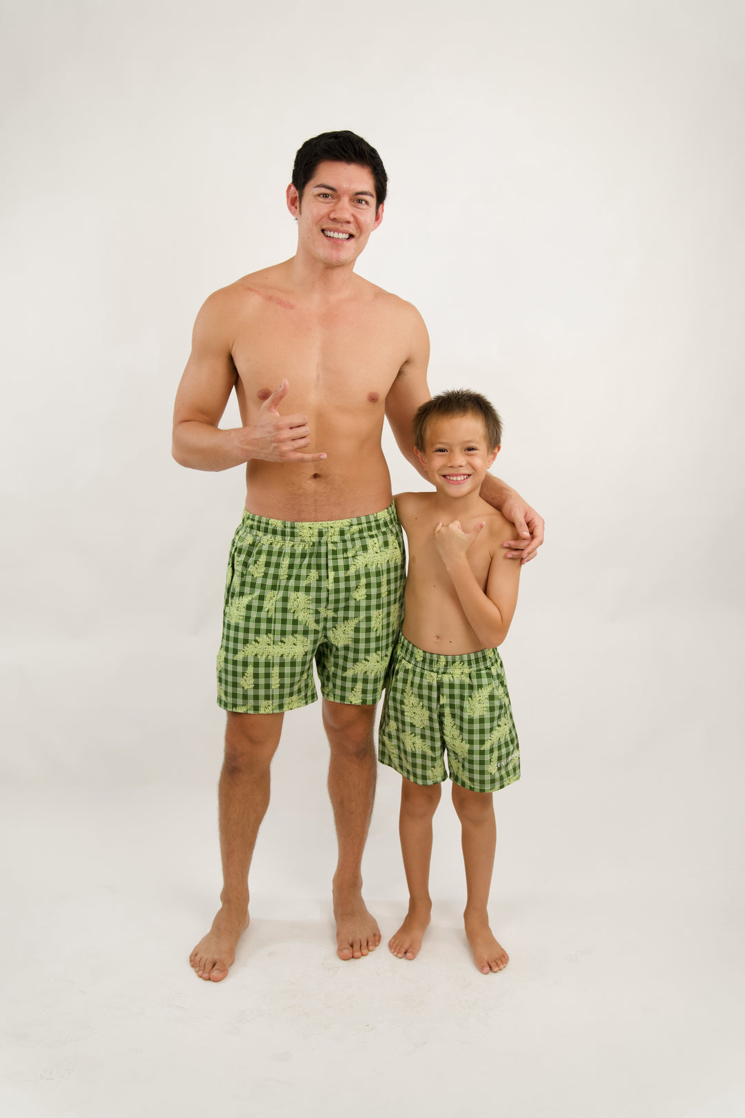 Mens Luxe Hybrid Short - Palapalai Green