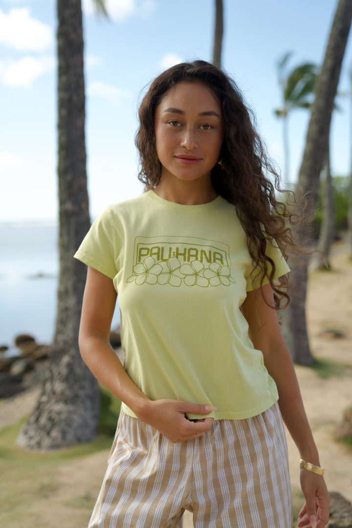 Pau Hana Womens Tee- Starfruit