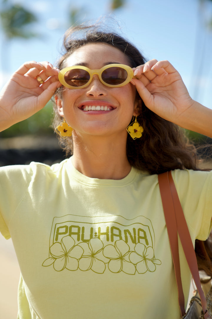 Pau Hana Womens Tee- Starfruit