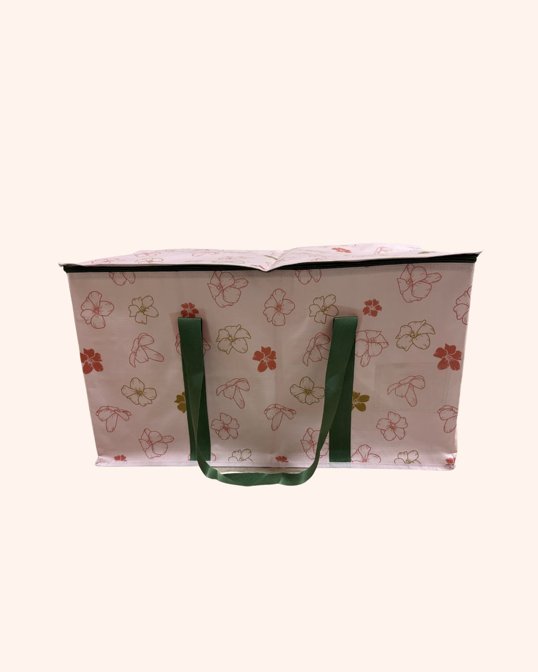Zippered Bucha Bag - Pua Kenikeni Bubblegum