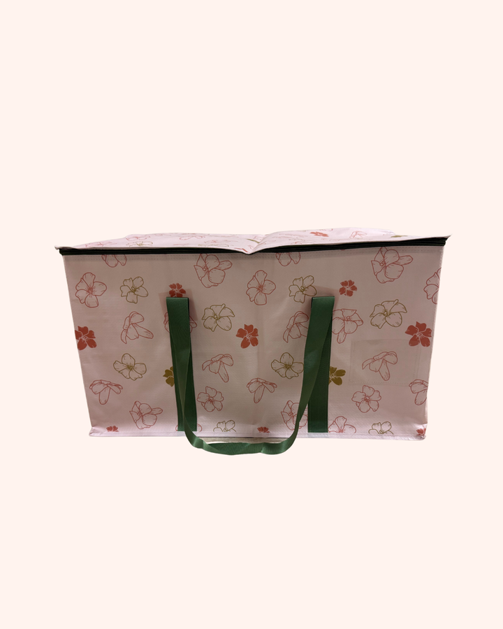Zippered Bucha Bag - Pua Kenikeni Bubblegum