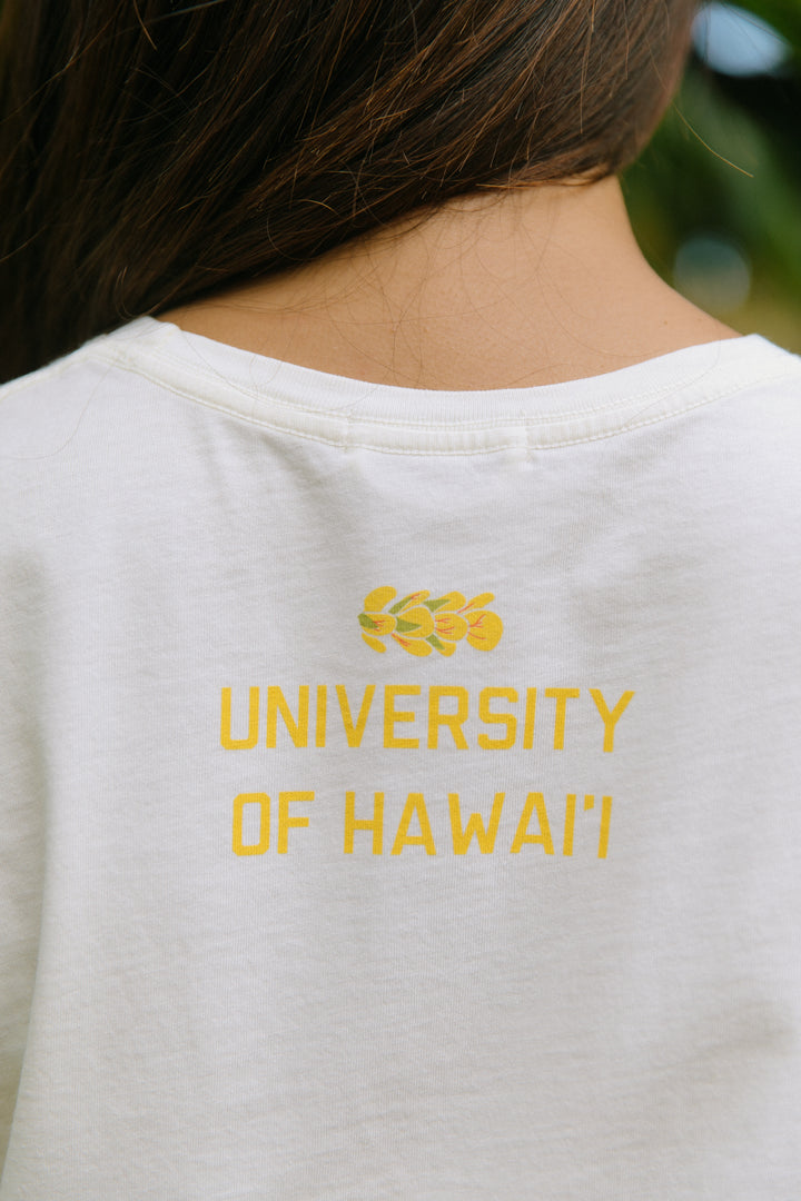 Lei Mana Tee - White Out