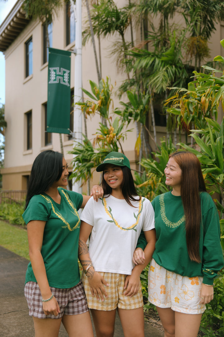 Lei Mana Tee - White Out