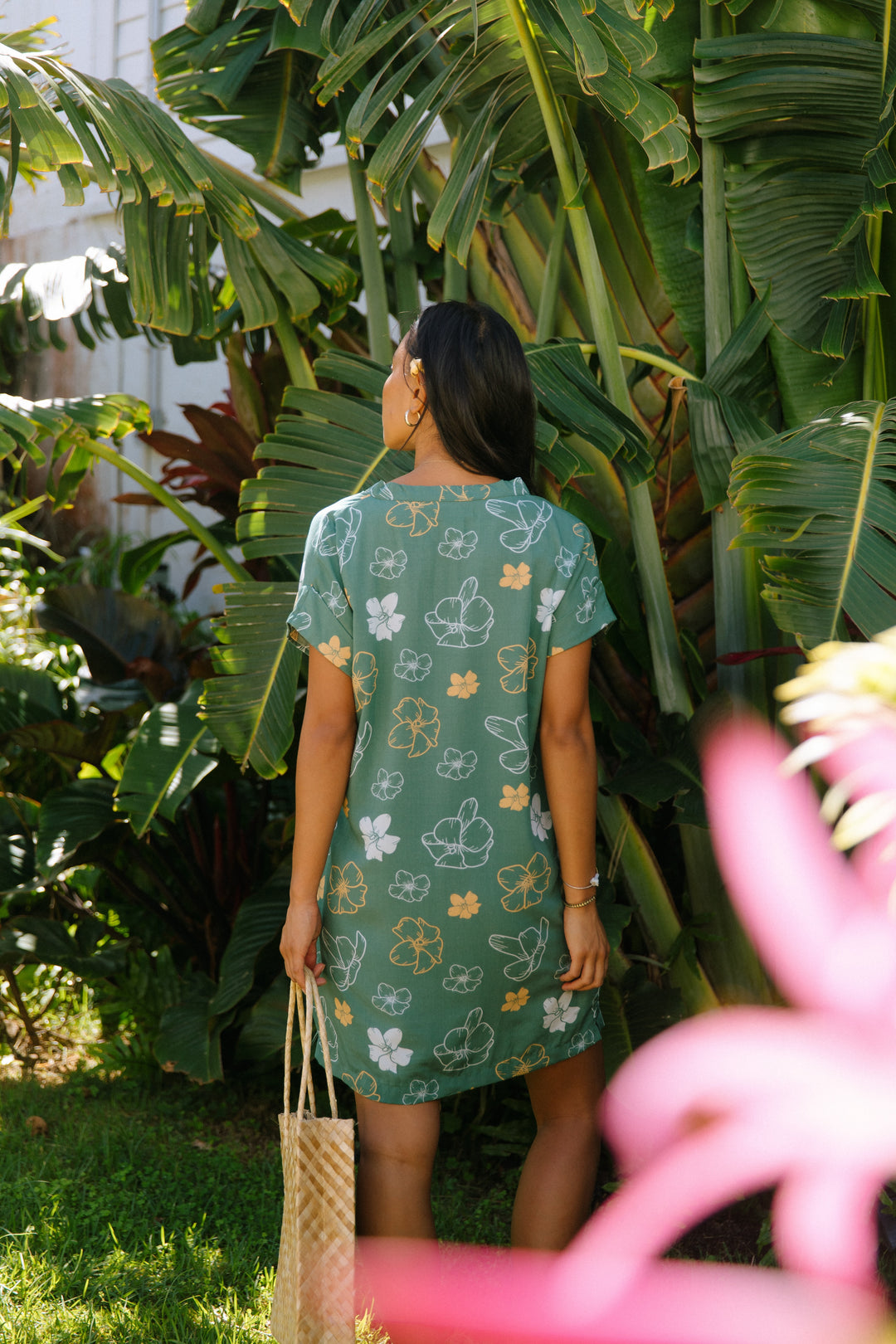 Momi Dress- Lei Pua Kenikeni Lush