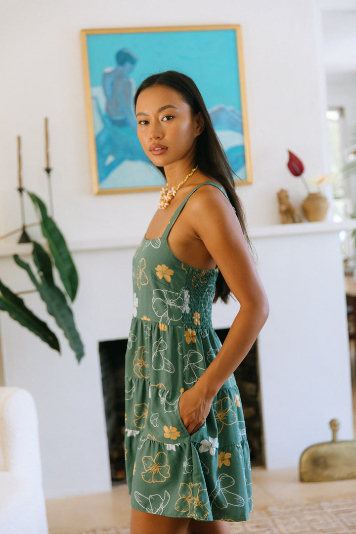Ruby Dress- Lei Pua Kenikeni Lush