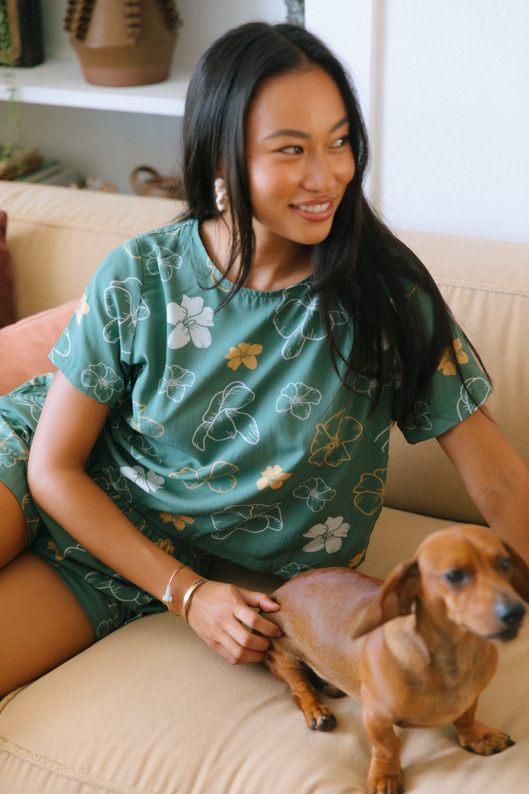 Noe Top- Lei Pua Kenikeni Lush