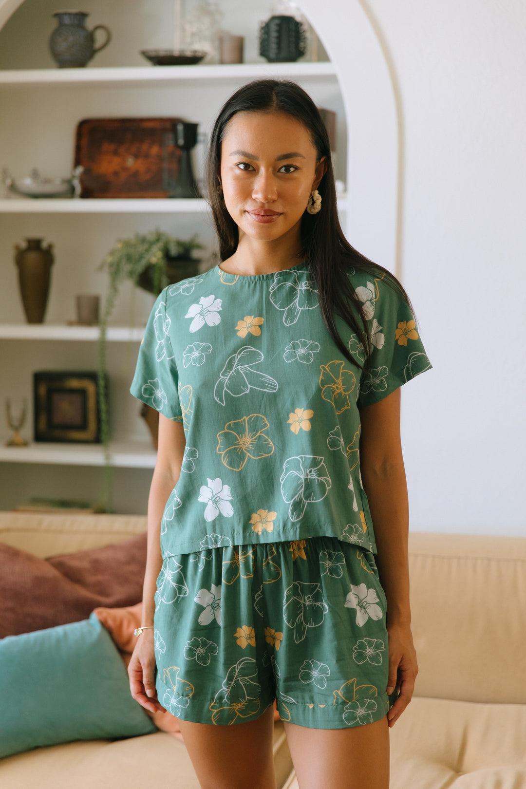 Noe Top- Lei Pua Kenikeni Lush