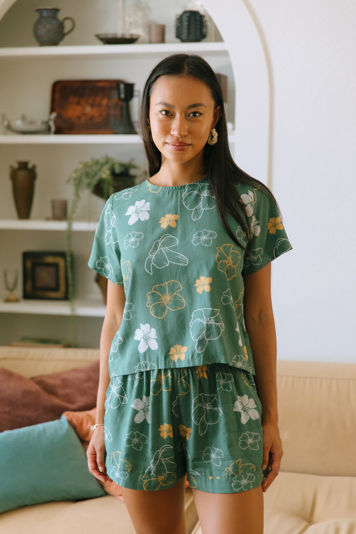 Noe Top- Lei Pua Kenikeni Lush